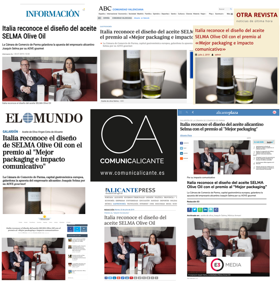 Reconocimiento a SELMA en los medios.